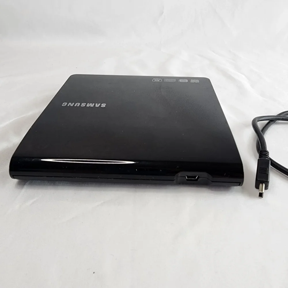 Samsung SE-208DB/TSBS Portable Slim USB DVD±RW Writer Black - Tested